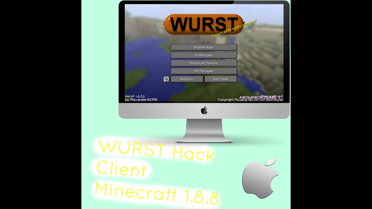how to extract the wurst hacked client for mac